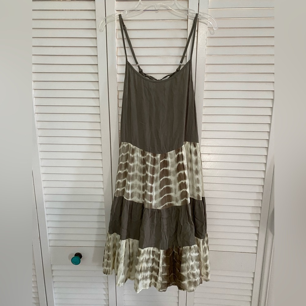 Bohemian tie dye dress